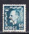 NORVEGE - 1950 - Roi Haakon VII - Yvert 330B Oblitr 