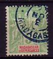 Madagascar 1900  Y&T  42A  oblitr
