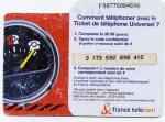 TICKET TELEPHONE 100 FRANCS PU 23B