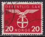 norvege - service n 45  obliter - 1942/44