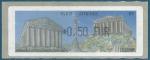 LISA (ATM) *0,50 EUR sur papier 58e Salon Philatlique d'Automne - Paris-Athnes