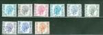 Belgique Lots de 9  timbres oblitrs  Roi Beaudoin 