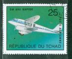 Tchad 1963 Y&T 145M oblitr Avion : DH 89A Rapide