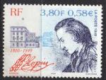 FRANCE N 3287 ** Y&T 1999 150e Anniversaire de la mort de Frdric Chopin