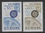 FRANCE N°1521/1522** (Europa 1967) - COTE 0.90 €