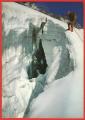 Suisse - Val d'Hrens : Crevasse prs de Bertol - Carte postale crite