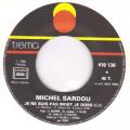 SP 45 RPM (7")  Michel Sardou  "  Je ne suis pas mort je dors  "