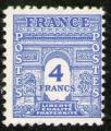 **   FRANCE     4 F   1944   YT - 627   " Arc de Triomphe "  (N)   **