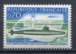 Timbre FRANCE 1969   Neuf *   N 1615  Y&T  Sous Marin Le Redoutable   