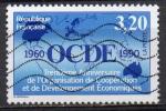 FRANCE N 2673 o Y&T 1990 30e Anniversaire de l'OCEDE