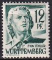 wurtemberg (occupation franaise) - n 4  neuf* - 1947/48