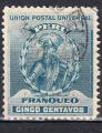 PEROU - 1896 - Francisco Pizarro -  Yvert 110 Oblitr 