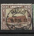 Sarre - 1922 - YT n   93  oblitr