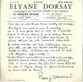 EP 45 RPM (7")  Elyane Dorsay   "  Le dernier rivage  " 