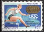 Mongolie 1969; Y&T 471; 15m, mdailles d'Or aux Jeux Olympiques, Londres 1948