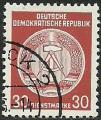 Alemania (RDA) 1955.- Escudo. Y&T D24. Scott O24. Michel D24AxIXII.