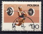 TIMBRE POLOGNE Obl  J O Jeux Olympiques de 1968