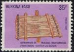Burkina Faso 1987 Used Instruments de Musique Traditionnelle Cithare Radeau SU