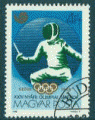 Hongrie 1988 - Y&T 3162 - oblitr - jeux olympiques Soul - escrime