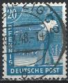 Allemagne - Zones Occupation A.A.S. - 1947 - Y & T n 39 - O. (2