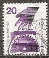 allemagne fdrale - n 574  obliter - 1972/73 