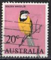 Australie 1966; Y&T n 331; 20c, oiseau, siffleur dor