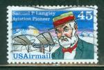 tats-Unis 1988 Y&T PA 112 oblitr Poste arienne A Samuel P. Langley