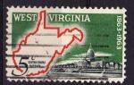 ETATS UNIS N 746 o Y&T 1963 centenaire de l'tat de Virginie dans l'union