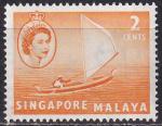 singapour - n° 29  neuf** - 1955