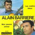 SP 45 RPM (7")  Alain Barrire  "  Les matins bleus  "