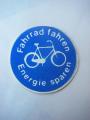FAHRRAD FAHREN ENERGIE SPAREN  autocollant publicitaire Cyclisme SPORT