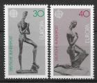 Allemagne - 1974 - Yt n 653/54 - N** - EUROPA ; sculptures de Wilhelm Lehmbruck