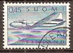 finlande - poste aerienne n 8  obliter - 1963