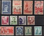 Maroc - lot de 14 timbres oblitrs