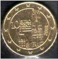 Autriche 2008 - Pice/Coin 10 urocent (0,10 ) - peu circule et impcable