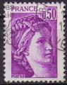 1969 - Sabine de Gandon 0.50F lilas-rose - oblitr - anne 1978