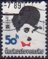 Tchcoslovaquie 1989 - Charlie S. Chaplin (Charlot), acteur - YT 2796 