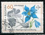 Timbre de BULGARIE 1991  Obl  N 3421  Y&T  Fleurs