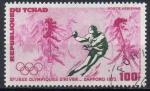 TCHAD N PA 112 o 1972 Jeux Olympique d'hiver a Sapporo (ski)