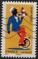 1487 - Srie "Arts du cirque : monocycle - oblitr - anne 2017