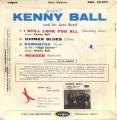 EP 45 RPM (7")  Kenny Ball  "  I still love you all  "