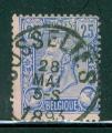 Belgique 1884 Y&T 48 oblitr Lopold II