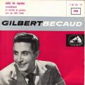 EP 45 RPM (7")  Gilbert Bcaud  "  Salut les copains   "
