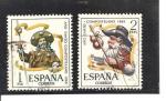 Espagne N Yvert 1332/33 - Edifil 1672/73 (oblitr)