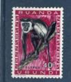 Timbre Ruanda - Urundi Oblitr / 1959 / Y&T n207.