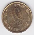 Pice 10 Pesos Chili 2007