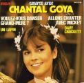 EP 45 RPM (7")  Chantal Goya  "  Chante avec Chantal Goya  "