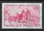 FRANCE - 1972 - Yt n 1718 - Ob - Congrs fdrations socits philatliques Sai