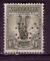 Australie  "1937"  Scott No. 175(3)  (O)   Perfor
