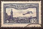 france - poste aerienne n 6  obliter - 1930 (dents courtes)